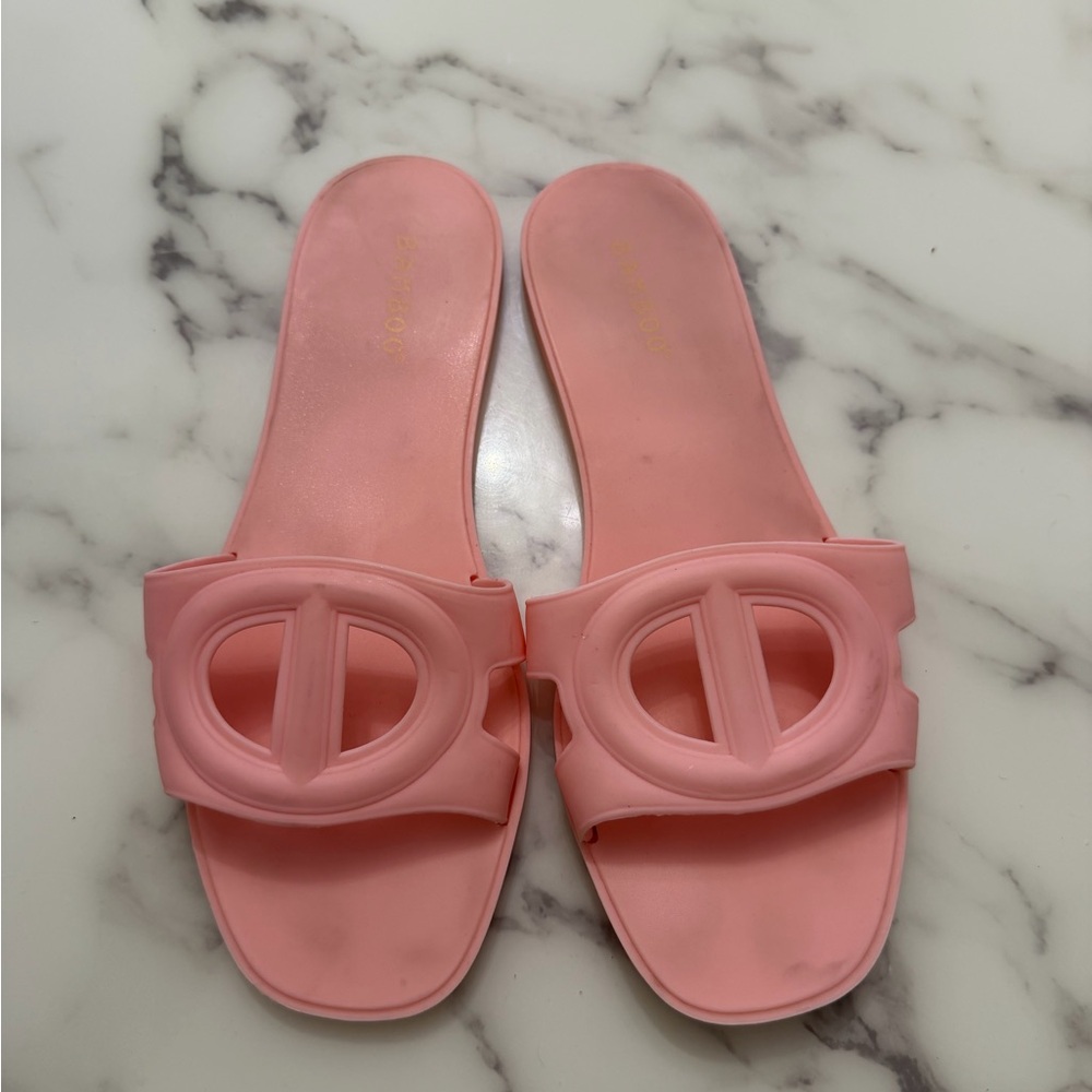 Pink Women's Slide Sandals - Casual Pool & Beach Slides